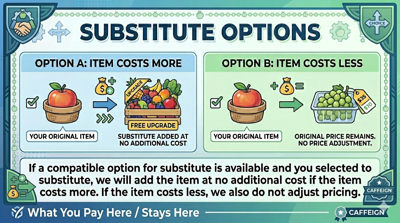 Substitute Infomation